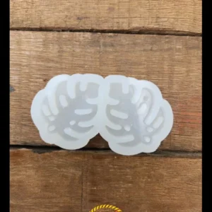 Llaveros o Aros Hojas Costilla De Adán X 2 Unidades