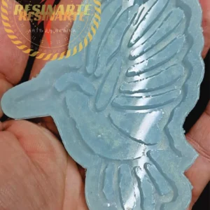 Llavero Colibrí Grande Con Detalles Grabados Para Pintar