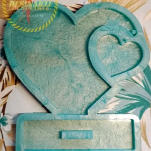 Molde Porta Foto Centro De Mesa De Corazones