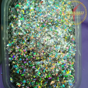 Escamas / Escarcha Plata Holo