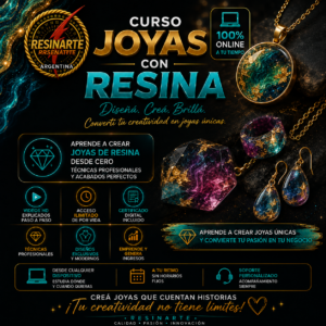 Curso Joyas De Resina Epoxi 100% Online