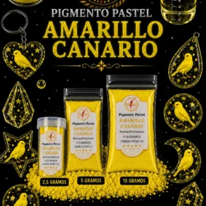 Pigmento Pastel Color Amarillo Canario