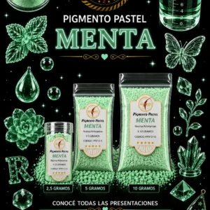 Pigmento Pastel Color Menta