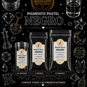 Pigmento Pastel Color Negro