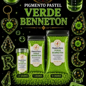Pigmento Pastel Color Verde Benneton