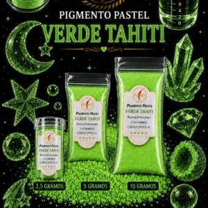 Pigmento Pastel Color Verde Tahiti