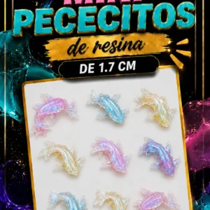 Mini Pecesitos De Resina X 10 Unidades